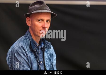 Edinburgh, Regno Unito. Il 23 giugno, 2017. Ewen Bremner appare al Edinburgh International Film Festival di condividere le sue esperienze dell'industria cinematografica con i giovani. Credito: ricca di Dyson/Alamy Live News Foto Stock