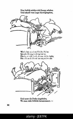 Questa immagine raffigura una pagina della collezione "Busch Werke", che mostra una stampa dettagliata della serie, volume 3, pagina 086. L'opera fa parte di una serie storica incentrata su varie illustrazioni artistiche e tecniche. Foto Stock