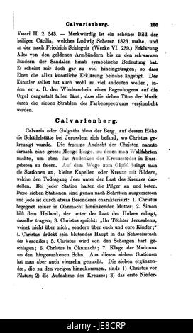 Christliche Symbolik, un'opera di Menzel, esplora il simbolismo cristiano attraverso l'arte. Questa pagina, 165, approfondisce la rappresentazione dei simboli cristiani nelle opere d'arte religiose del XIX secolo. Foto Stock