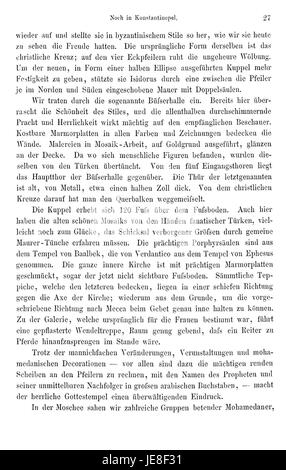 Questa immagine raffigura un'illustrazione di "Reise nach Persien" (viaggio in Persia), un resoconto di viaggio di Heinrich Brugsch. Il lavoro fornisce osservazioni dettagliate sulla cultura, la geografia e la popolazione della Persia (l'attuale Iran). Foto Stock