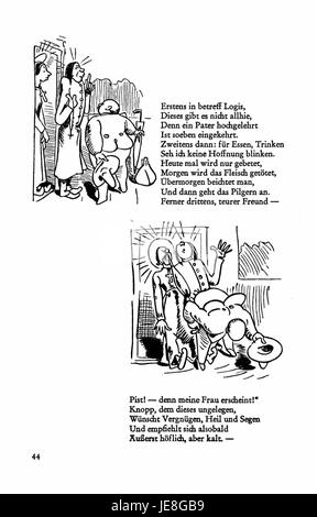 "Busch Werke v3 p 042" si riferisce a un'immagine o un'opera d'arte di una collezione della serie "Busch Werke", che documenta varie scene artistiche o culturali. Foto Stock