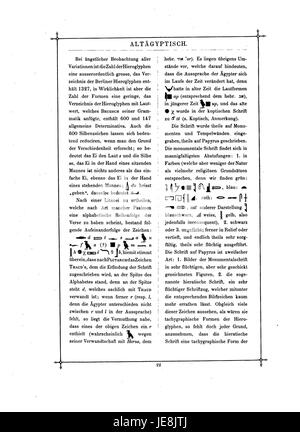 L'immagine proviene da "Das Buch der Schrift" di Faulmann, uno studio dettagliato dei sistemi di scrittura e della tipografia. Questo lavoro fornisce un'analisi completa dello sviluppo delle lingue scritte e della loro influenza sulla comunicazione. Foto Stock