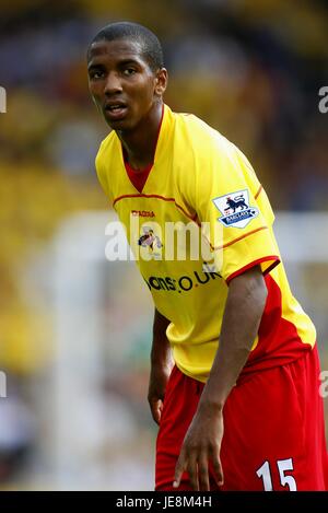 ASHLEY GIOVANI WAFTORD FC VICARAGE ROAD WATFORD INGHILTERRA 26 Agosto 2006 Foto Stock