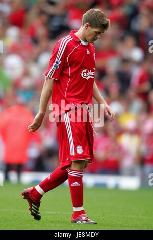 STEVEN GERRARD, Liverpool FC, LIVERPOOL V West Ham, 2006 Foto Stock