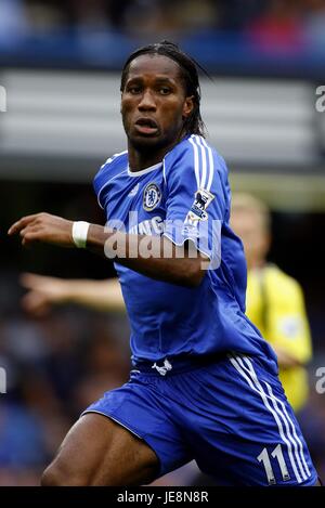 DIDIER DROGBA Chelsea FC STAMFORD BRIDGE CHELSEA Londra Inghilterra 20 Agosto 2006 Foto Stock