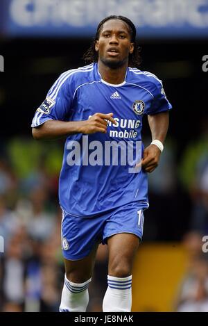 DIDIER DROGBA Chelsea FC STAMFORD BRIDGE CHELSEA Londra Inghilterra 20 Agosto 2006 Foto Stock