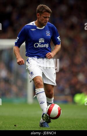 JAMES BEATTIE Everton FC GOODISON PARK LIVERPOOL ENGLAND 19 Agosto 2006 Foto Stock