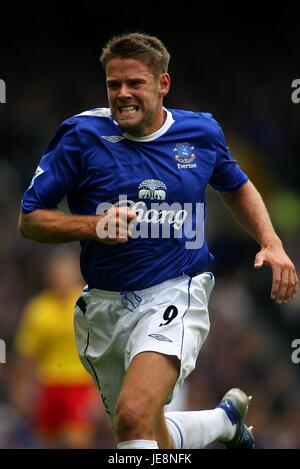 JAMES BEATTIE Everton FC GOODISON PARK LIVERPOOL ENGLAND 19 Agosto 2006 Foto Stock