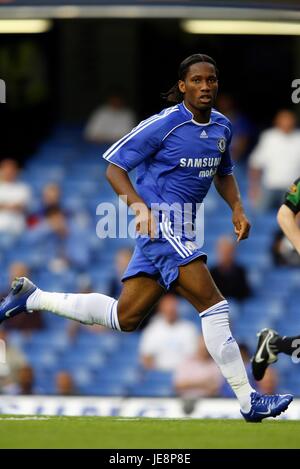 DIDIER DROGBA Chelsea FC STAMFORD BRIDGE CHELSEA INGHILTERRA 09 Agosto 2006 Foto Stock