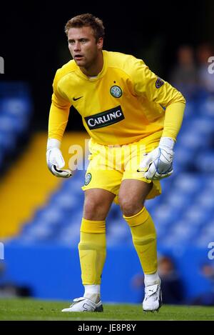 ARTUR BORUC CELTIC FC STAMFORD BRIDGE CHELSEA INGHILTERRA 09 Agosto 2006 Foto Stock