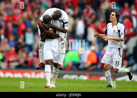 MARLON HAREWOOD & REO-COKER MIDDLESBROUGH V West Ham UTD VILLA PARK Birmingham Inghilterra 23 aprile 2006 Foto Stock