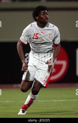 RADHI JAIDI TUNISIA & Bolton Wanderers FC alessandria d egitto 22 Gennaio 2006 Foto Stock