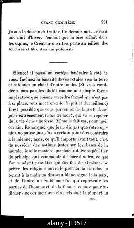 Un riferimento all'opera "Chants de Maldoror", un'importante opera letteraria di Lautréamont, nota per la sua scrittura surreale e simbolica. L'opera è un classico della letteratura francese. Foto Stock