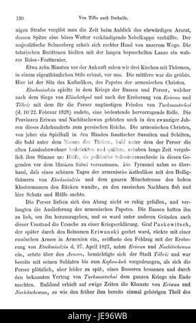 Questo lavoro, 'Reise nach Persien' (viaggio in Persia), di Heinrich Brugsch, descrive i viaggi e le osservazioni dell'autore sulla Persia (l'Iran moderno), offrendo approfondimenti sulla sua cultura, le sue persone e la sua geografia nel XIX secolo. Foto Stock