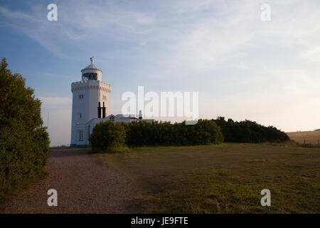 South Foreland Faro Dover Trinity House National Trust Foto Stock