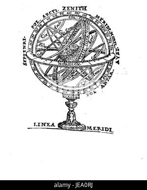 Questo lavoro, 'Praxis Sphaerica Clarissima' di Chiodini, è stato pubblicato nel 1615 e si concentra sulla geometria sferica. Si tratta di un testo matematico notevole che ha avanzato lo studio della geometria e la sua applicazione in navigazione e astronomia all'inizio del XVII secolo. Foto Stock