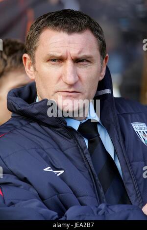 TONY MOWBRAY West Bromwich Albion MANAGER MOLINEUX WOLVERHAMPTON INGHILTERRA 28 Gennaio 2007 Foto Stock