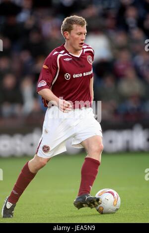 ANDREW CONDUCENTE CUORE DI MIDLOTHIAN FC TYNECASTLE STADIUM EDIMBURGO SCOZIA 01 Dicembre 2007 Foto Stock