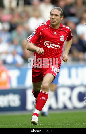 ANDRIY VORONIN Liverpool FC JJB Stadium WIGAN INGHILTERRA 29 Settembre 2007 Foto Stock