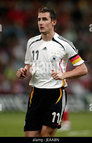 MIROSLAV KLOSE GERMANIA & Bayern Monaco di Baviera Millennium Stadium Cardiff Galles 08 Settembre 2007 Foto Stock