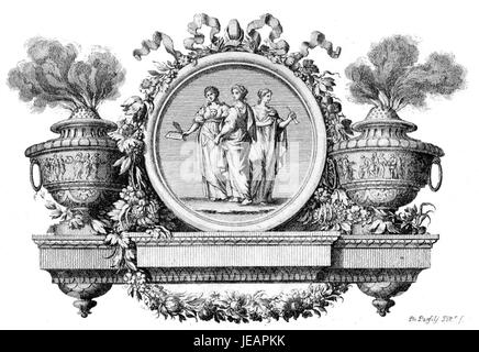Il frontespizio di "della architettura della pittura e della statua" introduce un'importante opera sull'architettura della pittura e della scultura. Questo trattato discute il rapporto tra le due forme d'arte, concentrandosi sui loro aspetti tecnici e filosofici. Foto Stock