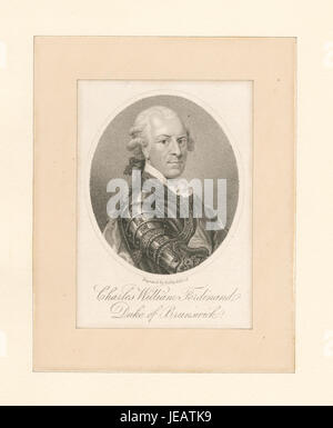 Carlo Guglielmo Ferdinando Duca di Brunswick (NYPL ADE-268465-1253306) Foto Stock