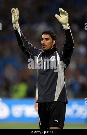 DUDU AOUATE ISRAELE & DEPORTIVO LA CORUNA Ramat Gan Stadium di TEL AVIV ISRAELE 24 Marzo 2007 Foto Stock