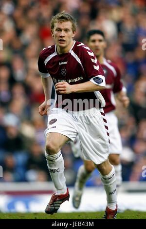 ANDREW CONDUCENTE CUORE DI MIDLOTHIAN FC IBROX GLASGOW Scozia 27 Gennaio 2007 Foto Stock