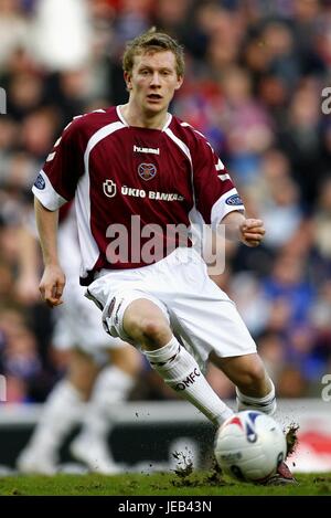 ANDREW CONDUCENTE CUORE DI MIDLOTHIAN FC IBROX GLASGOW Scozia 27 Gennaio 2007 Foto Stock