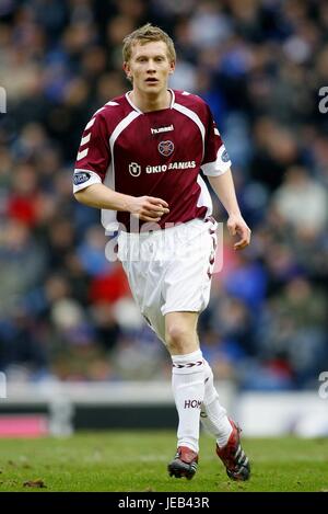 ANDREW CONDUCENTE CUORE DI MIDLOTHIAN FC IBROX GLASGOW Scozia 27 Gennaio 2007 Foto Stock