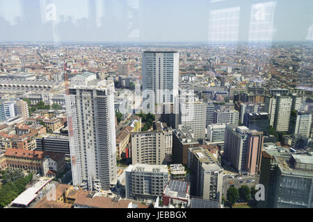 Milano skyline 39 piani Palazzo Regione Lombardia 16 Foto Stock