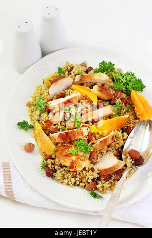 Pollo con cuscus Foto Stock