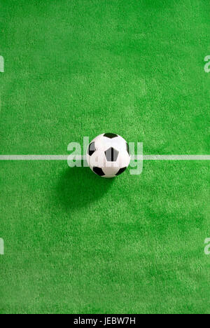 Il calcio, passo, linea Foto Stock