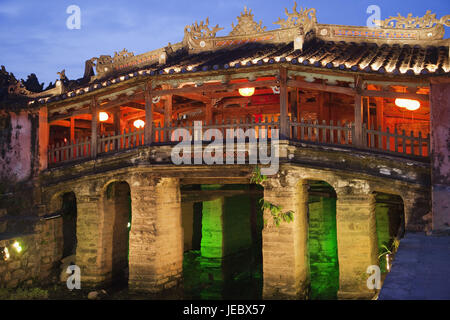 Il Vietnam, Hoi, ponte giapponese, Foto Stock