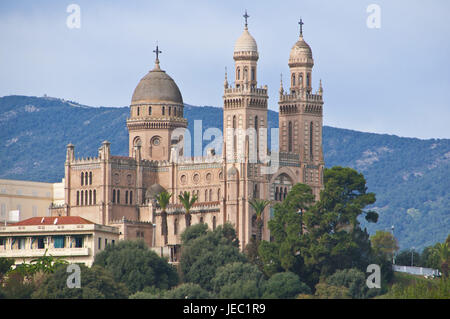 Basilica di pezzo Agostino e Hippone in Annaba, Algeria, Africa Foto Stock