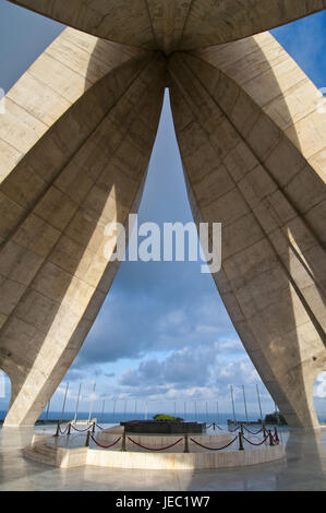 Il martire monumento di Algeri, la capitale dell'Algeria, Africa Foto Stock