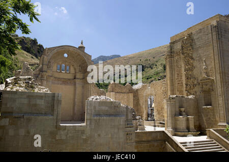 Spagna, Andalusia, Sierra de Cazorla, la Città Vecchia e le rovine della chiesa di Santa Maria, Foto Stock