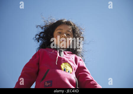 Guatemala, Quetzaltenango, scuola, pausa di corte, schoolboy per giochi, nessun modello di rilascio, alcuna proprietà di rilascio, Foto Stock