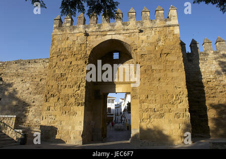 Spagna, Andalusia, Cordoba, Puerta de Almodovar, Foto Stock