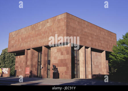 In Germania, in Renania settentrionale-Vestfalia, Bielefeld, Arts Centre di scultura dei pensatori, Teutoburger legno, luogo di interesse, edificio, arte, cultura, il museo edificio, presentano, Artur caricamento di baker street, collezione d'arte, la simulazione e la scultura in bronzo, esterno, Foto Stock