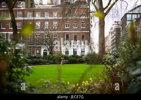 Manchester Square & The Wallace Collection di Londra, Regno Unito Foto Stock