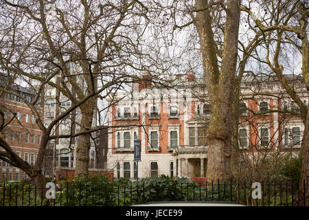 Manchester Square & The Wallace Collection di Londra, Regno Unito Foto Stock