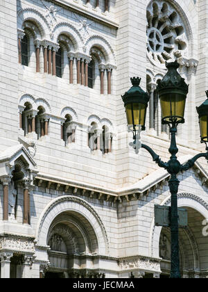 Parete della Cattedrale di San Nicola (Cattedrale di Monaco) nella città di Monaco Foto Stock