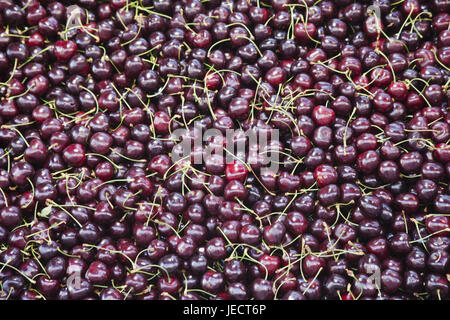 Le ciliegie in un mercato in stallo, Foto Stock