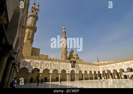 Al-Azhar moschea, Il Cairo, Egitto, Africa Foto Stock