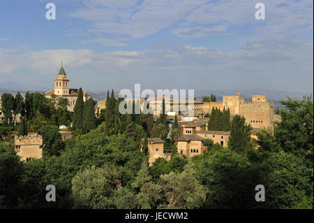 Spagna, Andalusia, Granada, Alhambra Palace, Foto Stock