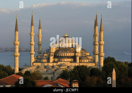 Turchia, Istanbul, del sultano Ahmed la moschea, la moschea blu, Foto Stock