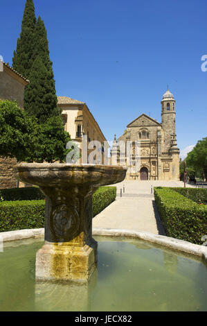 Spagna, Andalusia, a Ubeda, provincia di Jaén, Ubeda, Sacra Capilla del Salvado, Foto Stock