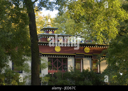 Francia, Parigi, Bois de Vincennes, Internazionale Istituto Buddista, Foto Stock