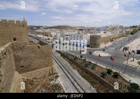 Fortezza di Qasr Al-Bahr, visualizzare Safi, costa atlantica, Marocco, Africa Foto Stock